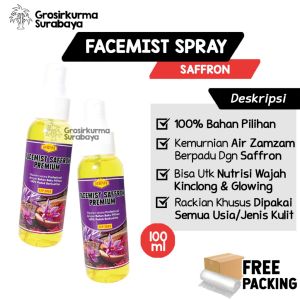 Facemist Saffron Oksidasi 100ml Solusi Untuk Wajah Glowing Ternutrisi Kaya Mineral & Serum Face Mist