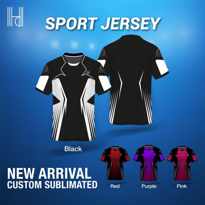 Jersey Sublimation T-shirt Sport Unisex Collection(Ready Stock