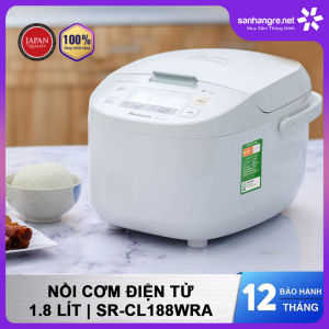 Nồi cơm điện tử Panasonic dung tích 1.8 lít SR-CL188WRA - Hàng chính hãng bảo hành 12 tháng