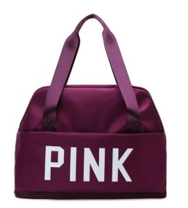 กระเป่าเดินทางสะพายข้าง กระเป๋าทรงหมอน กระเป๋ากันน้ำ ขยายก้นได้ Fashion -- L13