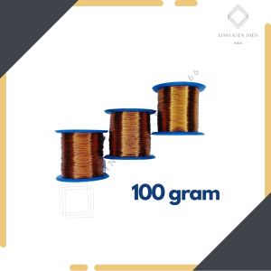 Dây Đồng Quấn Motor 050mm 100 gram Cách Điện Quấn Biến Áp Cuộn Dây Đồng Handmade