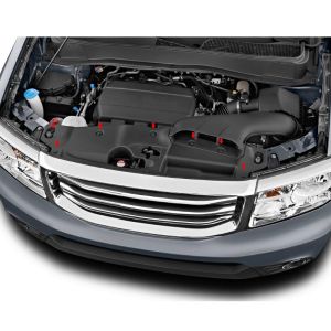 50 ชิ้น หมุดพลาสติกรถยนต์ Honda Civic Accord CRV รถยนต์ หมุดยึดกันชน คลิปติดรถ หมุดพลาสติก