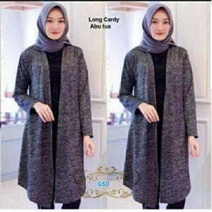 BLEZER KAUS PANJANG WANITA//GARDIGAN KAUS WANITA LENGAN PANJANG //OUTER LENGAN PANJANG //LONG OUTER KAUS