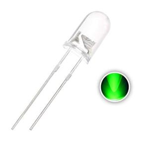 10pcs LED Jagung transparan Ultra Bright 5mm Round LED Diode F5 Led Dioda