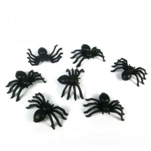 MAULLY Non-toxic DIY Party Supplies Decoration Birthday Black Fake Spider Joking Toys Halloween Decoration Halloween Prank Props