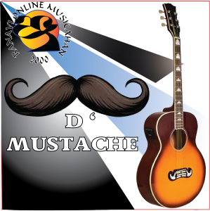Gibson Copy Moustache Acoustic Guitar