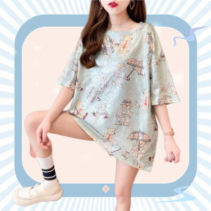 Wulove เสื้อคอกลมสุดแนว ลายน้องหมีน่ารักสุดๆ คุณผู้หญิงต้องหลงรักแน่นอน คุณภาพเกินราคาไปอี๊ก