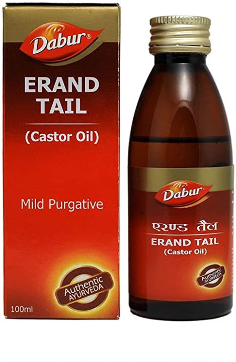 Dabur Erand Tail is mild purgative for babies
