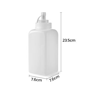 Moda 800ml/1000ml Plastic Squeeze Condiment Bottles Ketchup Mustard Hot Sauces Olive Oil Bottle Kitchen Gadgets