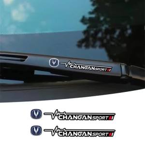 dncnf 2Pcs Car Window Wiper Stickers Waterproof Reflective Rear Windshield Decals for Changan UNI-K CS75 CS55 CS35 CS85 Eado Alsvin 3M8Q4