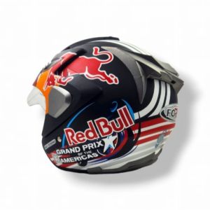 Helm SNI Half Face RED BULL Double Visor Dua Kaca Fitur Anti Maling
