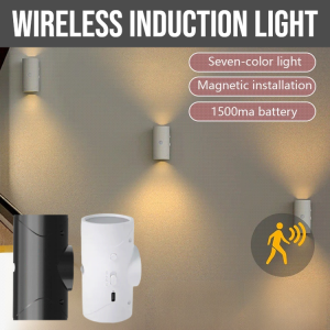 [0-Second Induction] Wireless Induction Light Without Adhesive On The Wall Type-C Rechargeable Wireless Motion Sensor Led Light Body Induction Lamp