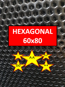 Plat Hexagonal 60x80 - Plat Ram Speaker