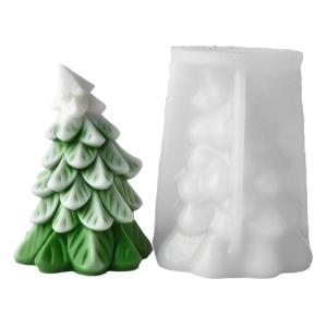Holiday Silicone Mold Christmas Tree Silicones Mould Baking Molds For Soap Chocolate Christmas Decoration