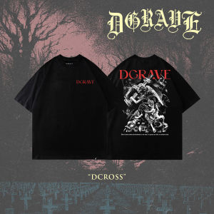 DGRAVE CREATIONS DCROSS BLACK T-SHIRT