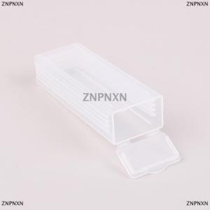 [COD] ZNPNXN พลาสติกกล้องจุลทรรศน์สไลด์ผู้ถือกล่องเก็บของ microslide PP ถือกล่องบรรจุ5ตู้