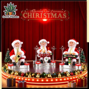 Christmas Electric Santa Claus Toy Music Dancing XMAS Toy Christmas Dancing Doll Christmas Desktop Decoration