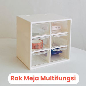 Laci Meja Rias Minimalis & Rak Kosmetik Mini Aesthetic