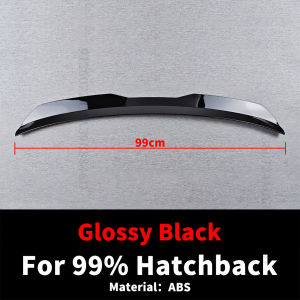 Universal 99cm Roof Rear Spoiler Wing Air Dam Deflector For 99% Hatchback BMW 1 VW Golf W176 A3 Car Tuning Accessories Trunk Lip