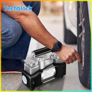 12V Portable Dual Cylinder Air Pump 150PSI Electric Car Tyre Inflator Portable Air Compressor Automotive Inflation Pump