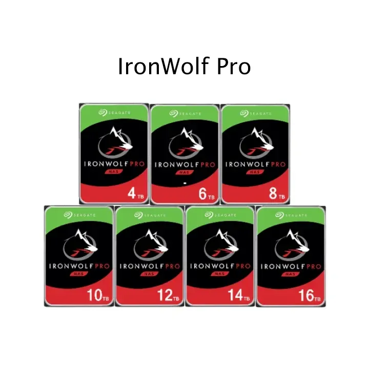 SEAGATE IronWolf Pro 16TB/14TB/12TB/10TB/8TB/6TB/4TB NAS HDD Hard Disk Drive For RAID Network