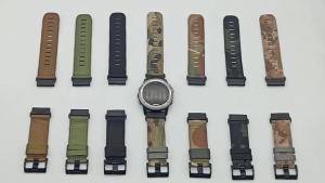 FCQuickFit 22mm 26mm Nylon Strap For Garmin Fenix 7 7X 6X Pro/Epix Pro Gen 2 51mm 47mm/Fenix6 5Plus 5XPlus Braided Watchband
