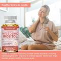 Mulittea Myo-Inositol & D-Chiro Inositol Capsules 120pcs Hormone Balance for Women Vitamin B8 to Regulate Menstrual Cycle & Support body Health Kapsul Myo-Inositol&D-Chiro Inositol| Keseimbangan Hormon Wanita| Mengatur Siklus Menstruasi & Kesehatan Tubuh. 