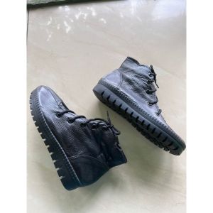 Cuero Sepatu Wanitya Giny Kulit sapi Boots wanita Terlaris