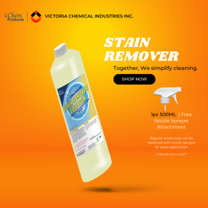 ICHEM PRODUCTS STAIN REMOVER SOLUTION LITER