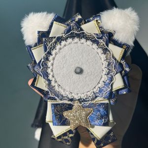 YOUSHI TOP DIY Cute Badge Holder Luxury Kawaii Badge Decoration Tray Lightweight Lacework Anime Pins Display Base Fans Chasing
