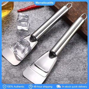  Stainless Steel De-icing Shovel Kitchen Ice Scraper Oil Stain Remover Freezer Defrosting Shovel Kitchen Gadget