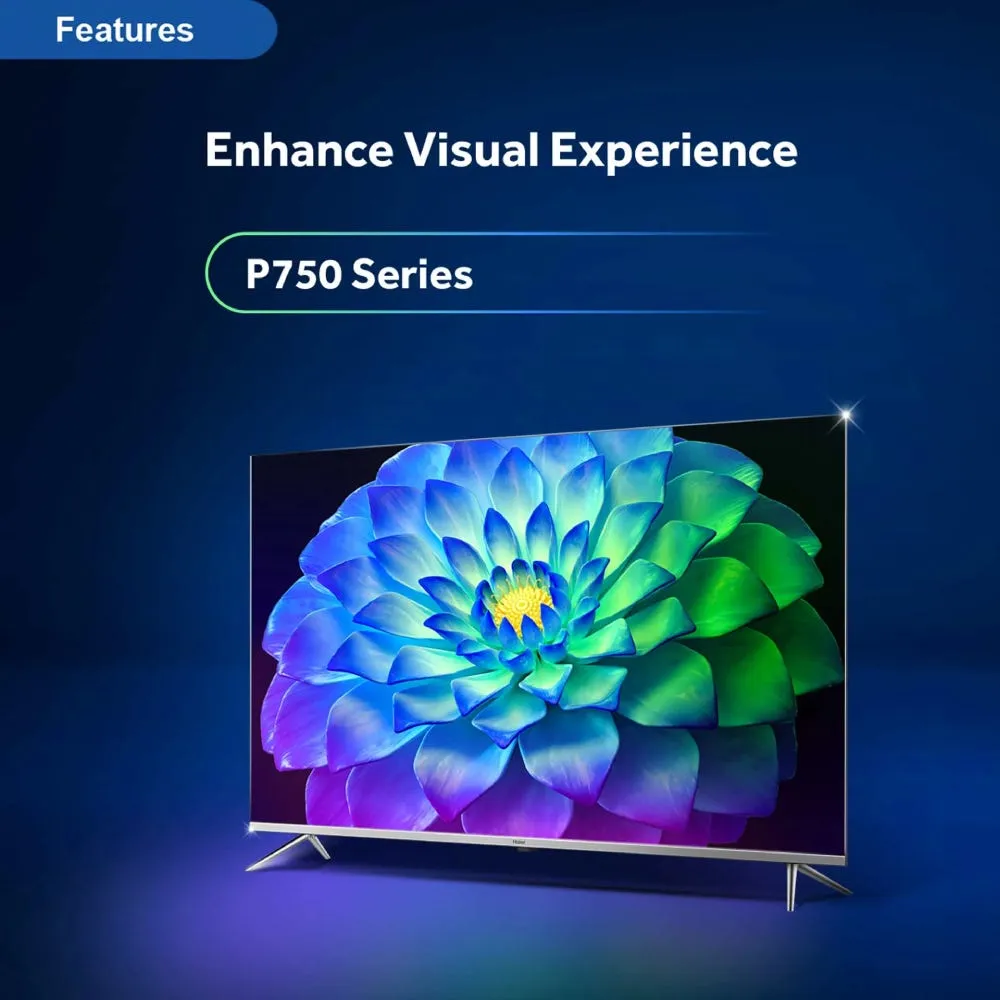 Haier 50 inch Bezel Less UHD Google TV H50P7UX (4K)