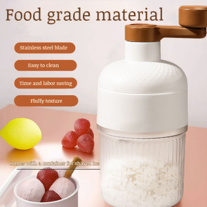 Home small hand shaved ice machine