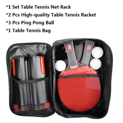 Portable ping pong net Set High Quality Mesh Foldable Table Tennis Mesh Rack sports table tennis racket 便携式乒乓球网架套装