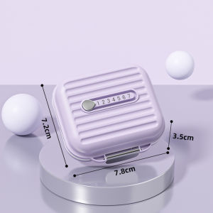 ตลับใส่ยา ตลับเก็บยา กล่องใส่ยา กล่องใส่วิตามิน กล่องเก็บยา กล่องยาพกพา ตลับยา กล่องใส่ยาพกพา 7 ช่อง กันน้ำ กันชื้น กล่องยาแบบพกพา มี 2 ขนาดให้เลือก