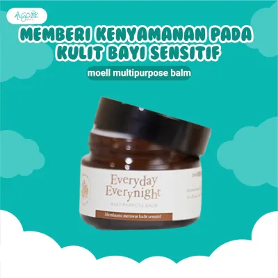 Moell Multipurpose Balm Everyday Everynight 30gr | Balm untuk Mengatasi Permasalahan Kulit Anak