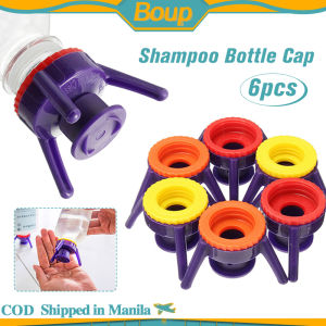 6Pcs Shampoo Bottle Cap Stand Inverted Bottle Cap Shower Gel Shampoo Leak Proof Bottle Cap