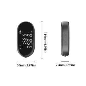 CMIEN7 High Accuracy Mini Electronic Ruler Mini Size Type-C Rechargeable Type-C Rechargeable Tape Ruler Tool Hand Tool Measuring Tools Measuring
