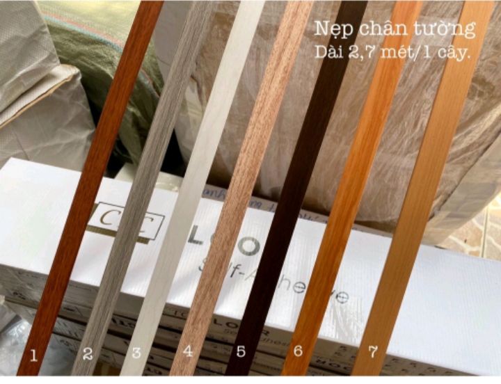 NẸP KẾT THÚC SÀN NHỰA GIẢ GỖ