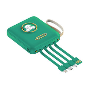 Power Bank 80000mah original powerbank fast charging built in 4 cord Micro/ Type-C Input USB Output Slim and Portable Powerbank HUAWEI Samsung Xiaomi