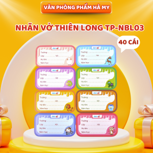 (Xấp 40 Cái) Nhãn vở Điểm 10 Thiên Long TP-NBL03