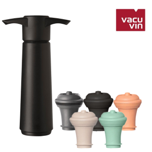 Vacu Vin Wine Saver Black | 5 Assorted colors Stopper