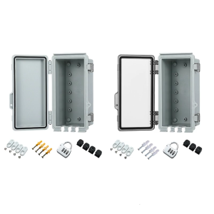 Secure Outdoor Power Junctions Case Waterproof With Lock and Sturdy ABS Materials Construction Easy Installion Designs
