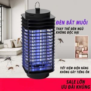 Đèn bắt muỗi điện quang Đèn bắt muỗi thông minh diệt muỗi hiệu quả không tiếng ồn ánh sáng xanh thay cho đèn ngủ