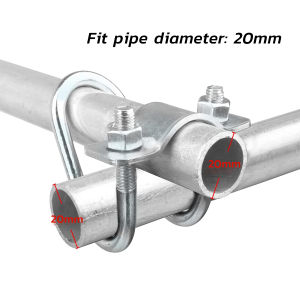 U-Shaped Galvanized Clip 20x20mm 25x25mm 32x32mm for Structure Fixing