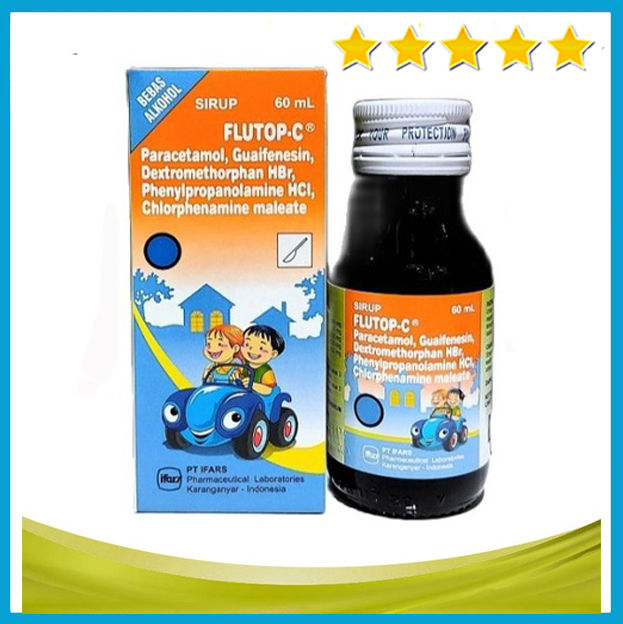 FLUTOP C SIRUP 60 ML | OBAT BATUK ANAK | OBAT DEMAM ANAK