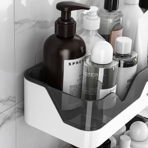 Kệ để đồ nhà tắm dán tường kệ dán tường đa năng kệ chữ nhật dán tường kệ để đồ tiện ích REDEPCHAT68