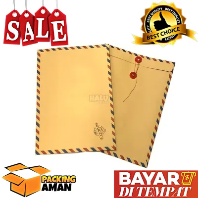 (BISA COD) PROMO 10 Pcs Amplop Coklat Tali Folio Executive E 310 25 x 35 cm / Amplop Lamaran Kerja