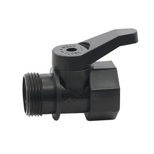 AumoPro 1Pc 3/4" Female To Male Thread Valve with 1/2" Female Thead Garden Switch Garden Single-way ABS Handle Ball Valve Garden Hose Fitting with Switch Water Hose Fitting