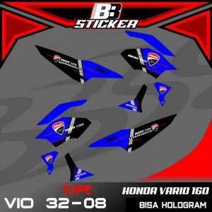 STICKER PREMIUM Stiker Vario 160 Bisa Hologram Striping Vario 160 2022 2023 Vio 32